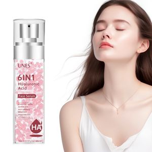 Custom 6 In 1 Hyaluronic Anti-Aging Hydrating Hyloronic Acid Facial Skin Care Serum For Face Hyaluronic Acid Serum