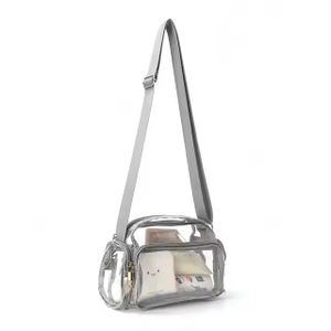 Transparent And Lightweight Crossbody Bag Suitable For Girls, White-Collar Workers, Outdoor Travel, Shopping