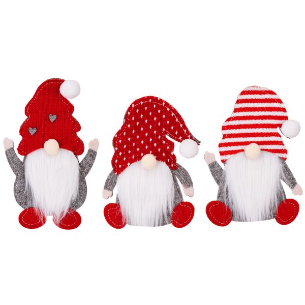 House Accessories Mini Christmas Dwarf For Knife And Fork Cover Set Home Christmas Decoration Mini Dwarf Tableware Cover