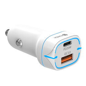 HUNDA 2023 hot sale good price car usb charger 38w car charger 2 port qc 3.0 arrival reasonable price fast car charger usb type
