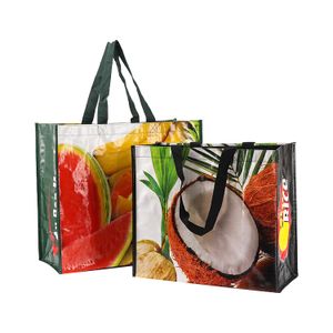 High quality cheap custom extra large pp woven bag eco friendly reusabl pp non woven promotional bag with opp lamination