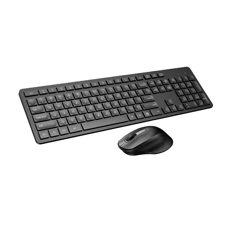 Dongguan Lingjie Electronics & Technology Co., Ltd. OEM keyboard and mouse combo full size keyboard silent mouse for PC computer laptop wireless keyboard and mouse combo