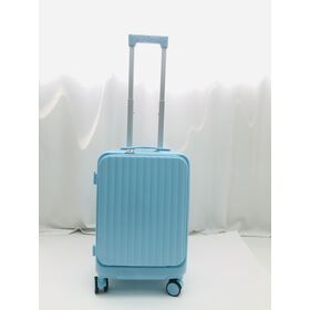Luggage Manufacturer Aluminum Alloy frame suitcase TSA Lock 360 Spinner Wheel USB Charger Valiz Carry on Luggage with cup holder