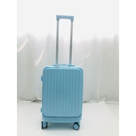 Luggage Manufacturer Aluminum Alloy frame suitcase TSA Lock 360 Spinner Wheel USB Charger Valiz Carry on Luggage with cup holder