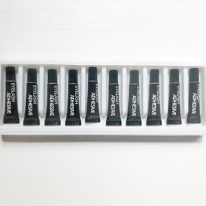 false eyelash glue made in Korea 10pcs in tray