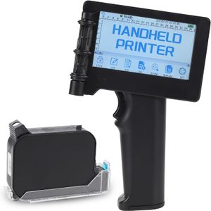 Automatic Grade Handheld Inkjet Printer Fast Speed Coding Machine Plastic Metal Card Cloth Labels Date Tij Plate Type Motor Used