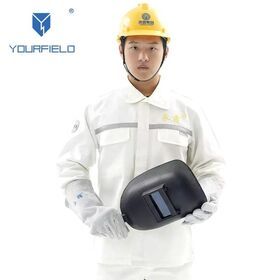 Factory Price Flame Retardant Anti-static Fire Resistance Clothing With High Visibility Tapes