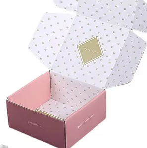Packing Design Service square folding recycled corrugated cardboard cheap square packaging airplane paper box for jewelry gifts