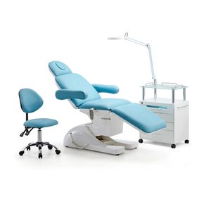Salon Shop Electric Beauty Bed Electric Lifting Skin Management Bed Spa Massage Table and Bed With Chair and Cabinet