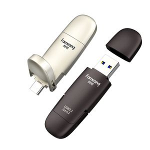 High Quality USB 3.0 Flash Drive 128GB 256GB 512GB 1TB 2 in 1 USB and Type C Drive