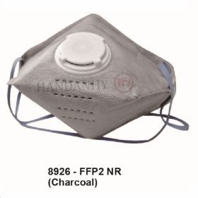 CE EN149 FFP2 disosable respirator mask with charcoal