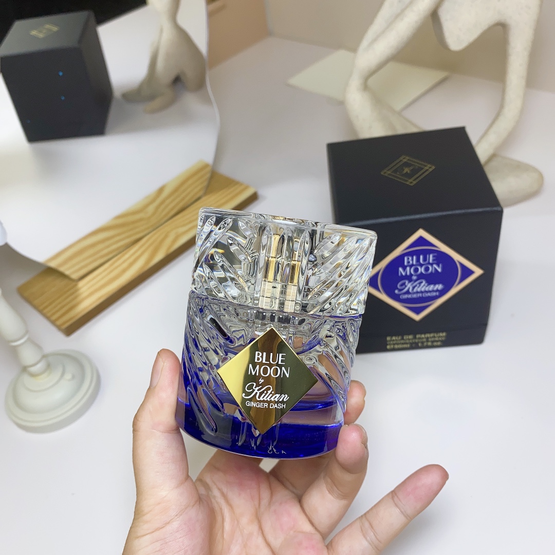 Gansu Tingli Trading Co., Ltd. 2024 New High Quality 50ml Unisex Perfume for Perfume Brand Blue Moon Ginger Dash Long Lasting Fragrance Body Spray Perfumes