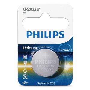 Philips High Quality CR2032 Lithium Coin Battery 3V Non-rechargeable Battery Cell Battery For Electronic Watch