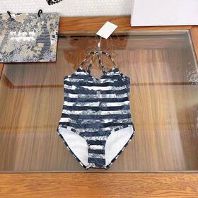 2022 Kids Swimwear Designer Name Toddler Girl Designer Ruffle One Piece Luxury Family Swimsuit Famous Brand Kids Swimwear