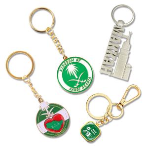 Professional Custom Fashion Pattern Badge Pendant Aluminum Alloy Metal Keychain For Gift