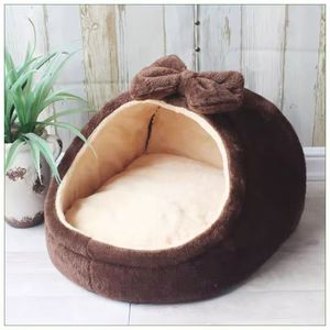 Fashionable Small Dog Cat Bed Pet House Soft Warm and Comfortable Pet Bed for Puppy Winter Cat Cave