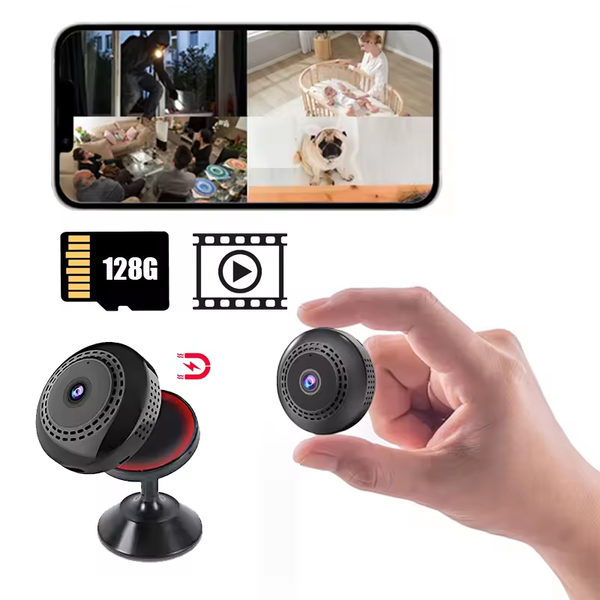 2024 New Mini IP Camera Smallest Wireless WiFi Cam HD 1080P Remote Portable Security CCTV Nanny Baby v380 APP