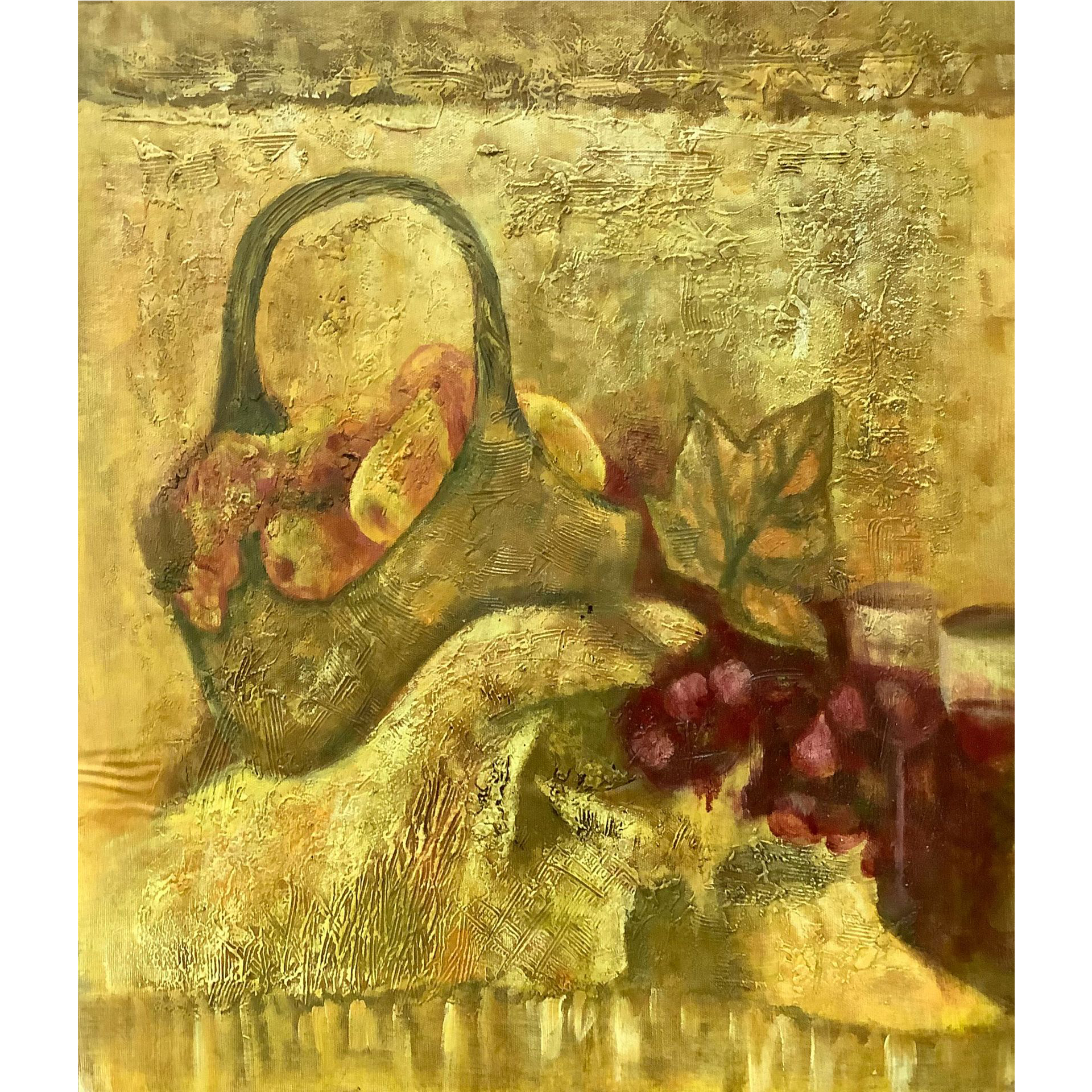 Fuzhou Qitian E-Commerce Co., Ltd. wholesale customized Handmade painting for wall decor oil painting frame for photo oil painting home hotel wall art decoration