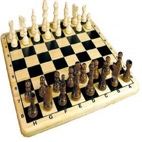 Portable travel chess board game for adults and kids home use and educational chess and mind game for every age group