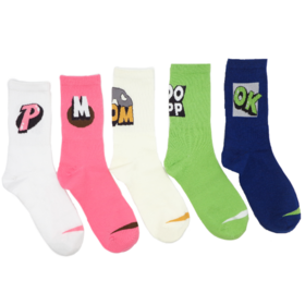 Best-selling Simple and minimalist socks wholesale custom patterns fashionable casual sports women's socks