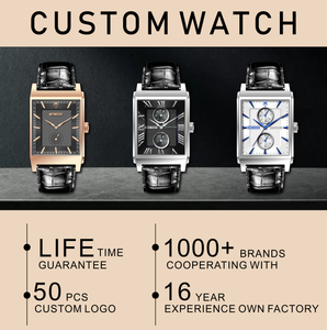 TIME TOKEN OEM ODM Private Label High Quality Luxury Wrist Men Custom Logo Watch Manufacturer with Low MOQ