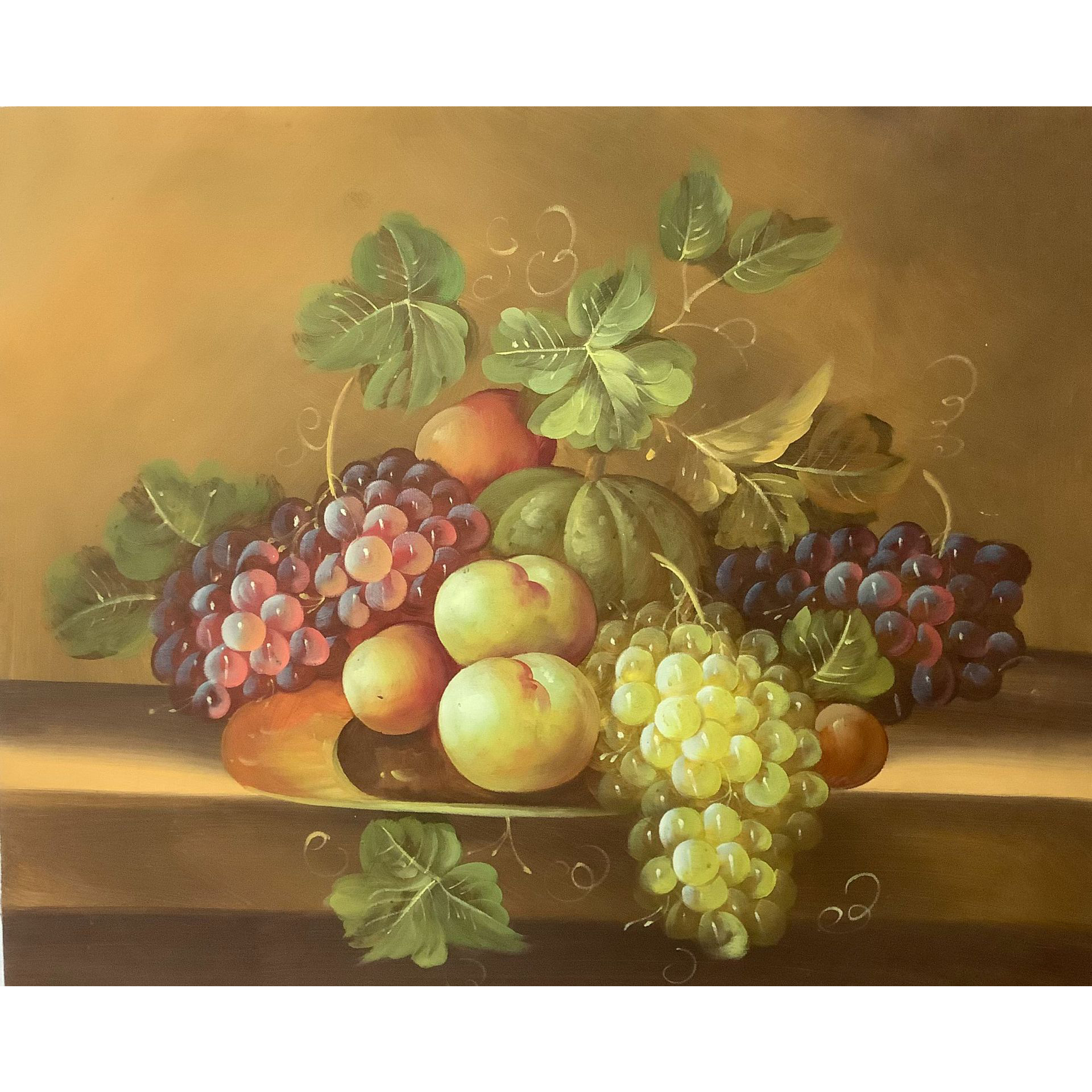 Fuzhou Qitian E-Commerce Co., Ltd. Custom High Quality Print Oil Painting Wall Scenery decoration Frame for Home Decor for bedroom home hotel Hand painting
