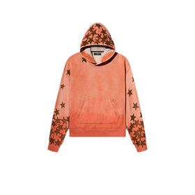 Garment Factory Streetwear Vintage Men Hoodie Set Custom Embroidery Patch No String Full Zip Up HoodiePopular