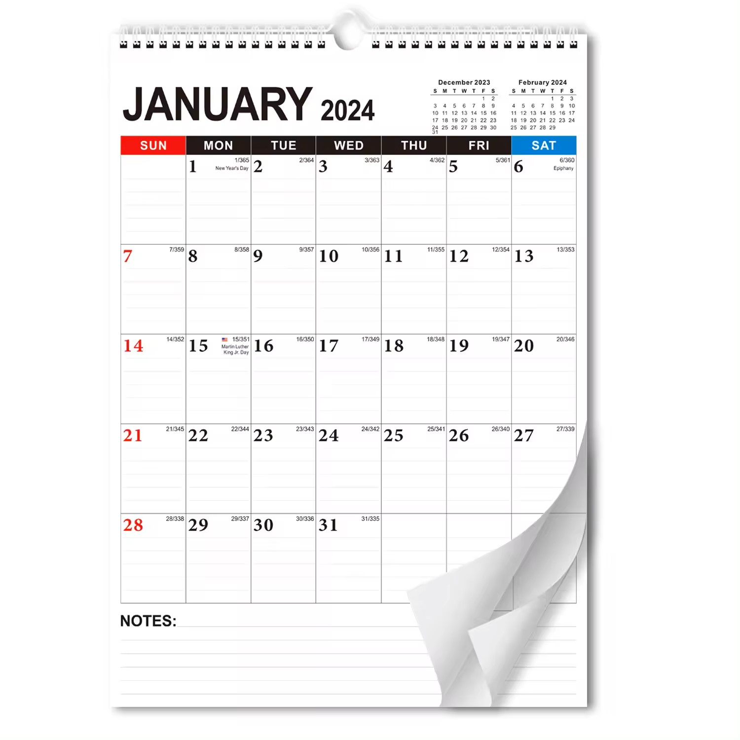 Guangzhou Easyprint Import And Export Co., Ltd. 2024 Custom Personalized Paper Monthly Wall Calendar Planner Printing Logo