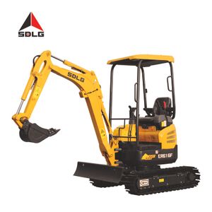 SDLG ER616F heavy duty backhoe excavator loader 4x4 mini China new small digger crawler hydraulic front loader digger for sale