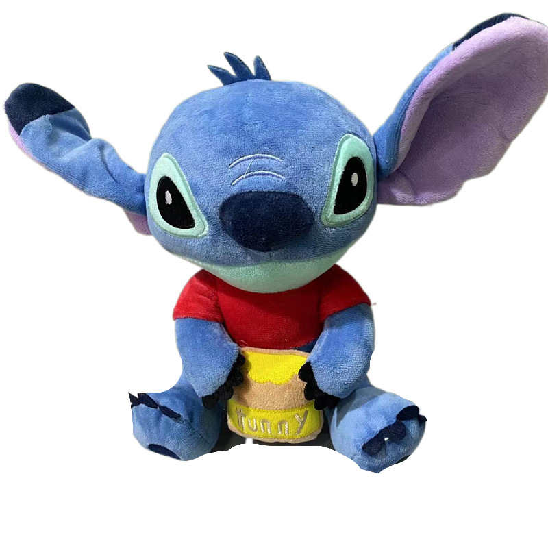 Dongyang Yalong Trade Co., Ltd. 20~25cm Starcraft Stitch Plush Toys Multiple Dressing Dolls Princess Sitting Bowknot Doll