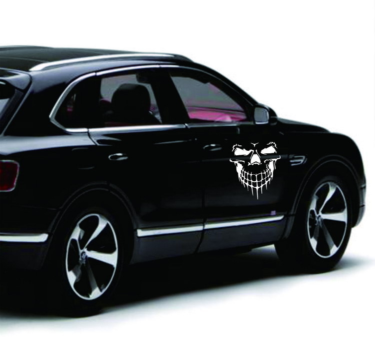 Yiwu City Small Tang Household Goods Firm Custom Printed LOGO Car Window Decal Vinyl Sticker Car Sticker Custom Printed Skull Waterproof