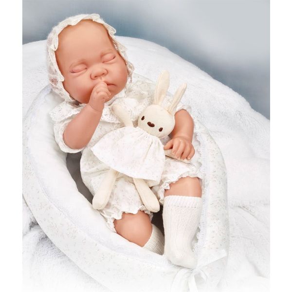 48cm Reborn Dolls Artificial soft glue Lifelike Sleeping Newborn Lovely Baby Body Reborn Baby Doll