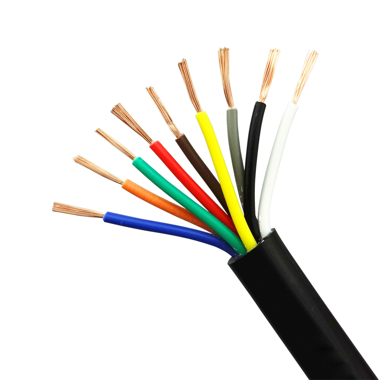 Manufacturer PVC Cable 0.5mm 8 core Cable 20awg 0.5mm2 Multicore Control Cable