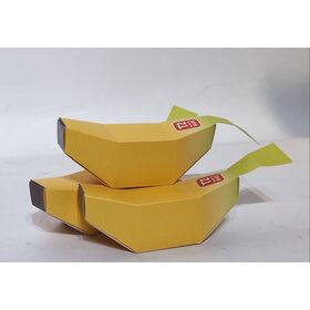 DongGuan Box Ltd. Fashion banana boat Cardboard Paper box for tea,chocolate,cookies,candy gift or Valentine's day gift