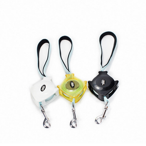 Moving Free Scalable Dog Walking Leash with Bright Flashlight for Small-Medium Dog
