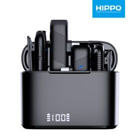 Wireless microphone Noise Cancelling Lavalier Microphone Wireless handheld mic with charging case
