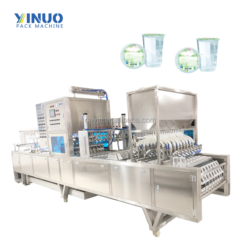 Automatic High Speed Water Cup Filling And Sealing Machine Plastic Cup Packaging Machine Industry Used