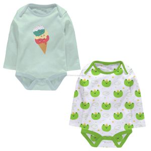 Wholesale Baby Rompers 100% Cotton Fabric Snap Button Closure for 0-3 Months Toddlers