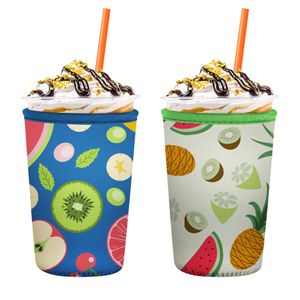 Reusable Neoprene Iced Hot Coffee Drink Sleeve Insulated Cup Holders for Drinks
