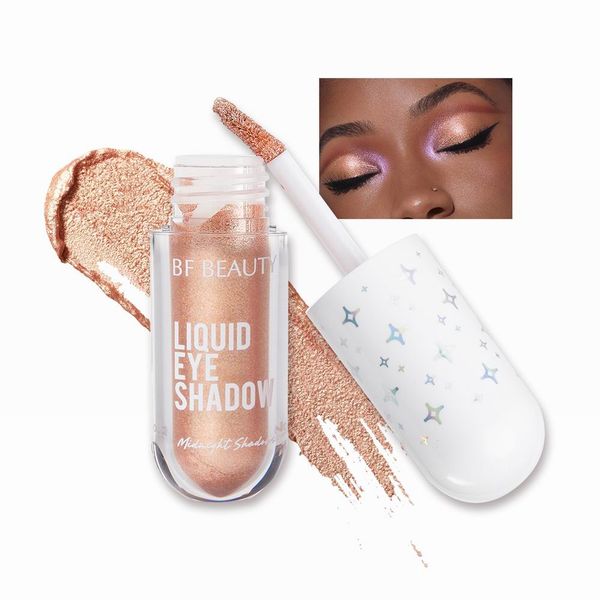 Highly Pigmented Metallic Liquid Eyeshadow Raw Material Liquid Eyeshadow Midnight Shadows Lustrous Liquid Eyeshadow
