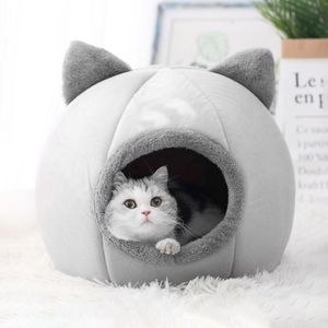 Custom wholesale Pet cave products Pet sleep comfortable house cat tent accessories Niche Chat soft pet bed