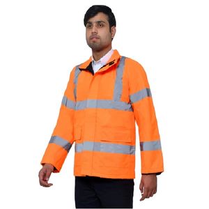 Lowest Price hi vis waterproof winter reflective workwear safety jacket reflective jackets Roadway Safety Night Work Jacket