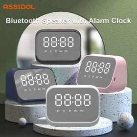 Bluetooth Speaker with Alarm Clock
