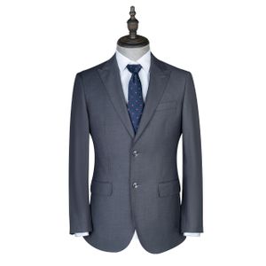2021 Wholesale Daily Formal Blazer Single Breasted with Two Button slim solid color Business Mens Suit designs blazer for men
