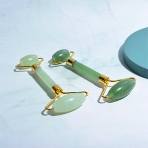 Health and beauty light green Crystal roller Aventurine jade facial roller green quartz beauty products for women