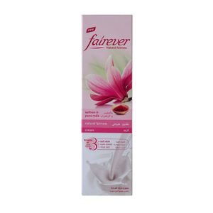 Best Quality Beauty Skincare Fairever Naturals Fairness Cream with Saffron and Milk Cream, 100gm Available From Indian Supplier