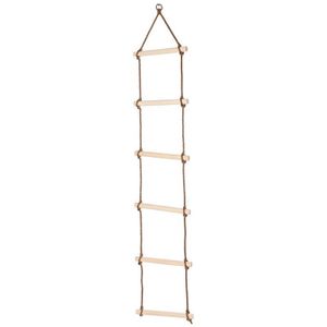 Swing Set Accessories Outdoor Kids Rope Ladder Climbing Obstacle Wooden Climbing Rope Ladder for Kids