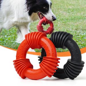 custom Christmas dog toys chew toy for dogs bungee tooth cleaning walking pet toy