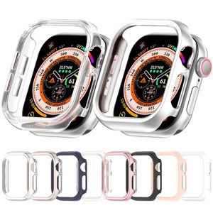 Tschick PC Matte Case For Apple Watch 10 42mm 46mm Hollow out Screen Protector PC Frame Cover apple watch Series 10 42mm 46mm