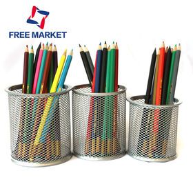 Wholesale Metal mesh 3pcs set pen holder